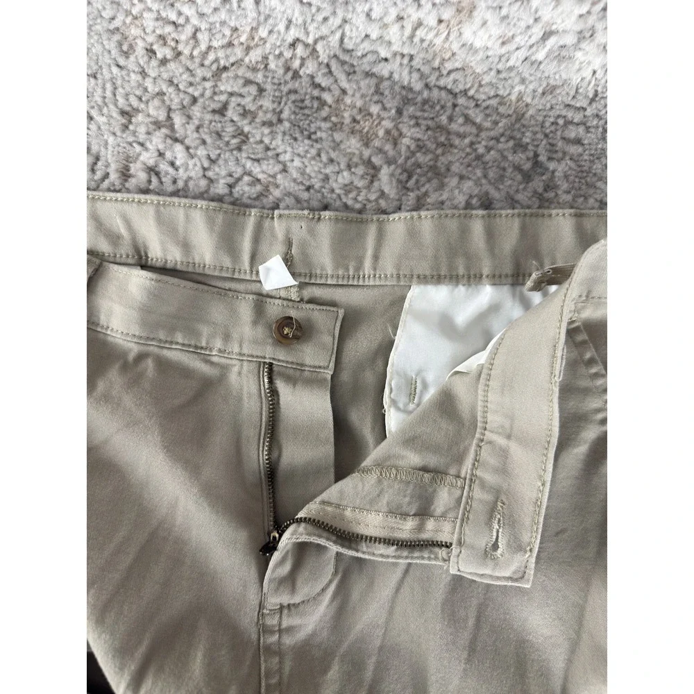 Chaps Girls Size 18 Khaki Chino Casual Workwear Trousers Pants Tan Long Women